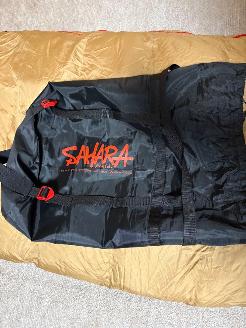 FieldSAHARA 寝袋 ハイブリット型 冬用 ダウン 限界使用温度-25度