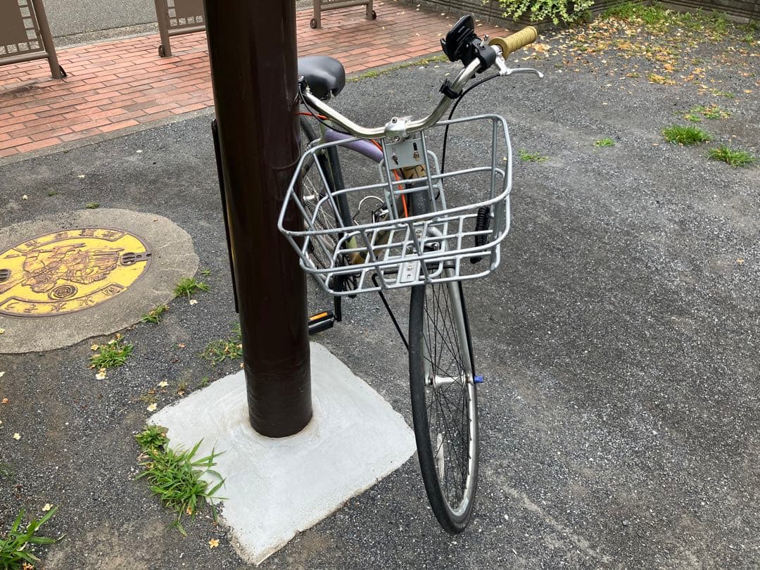 アルミ製の軽量自転車
