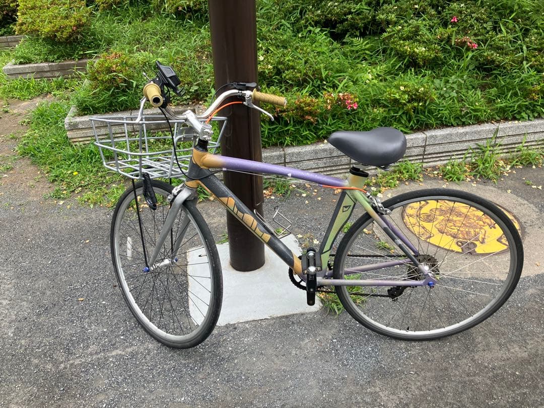 アルミ製の軽量自転車