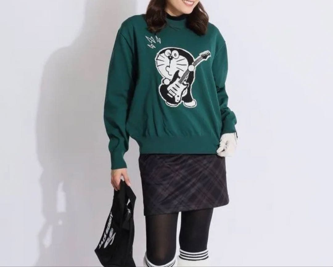 ジャックバニー　完売　ドラえもん　ポリエステル　ニット　L 新品未使用