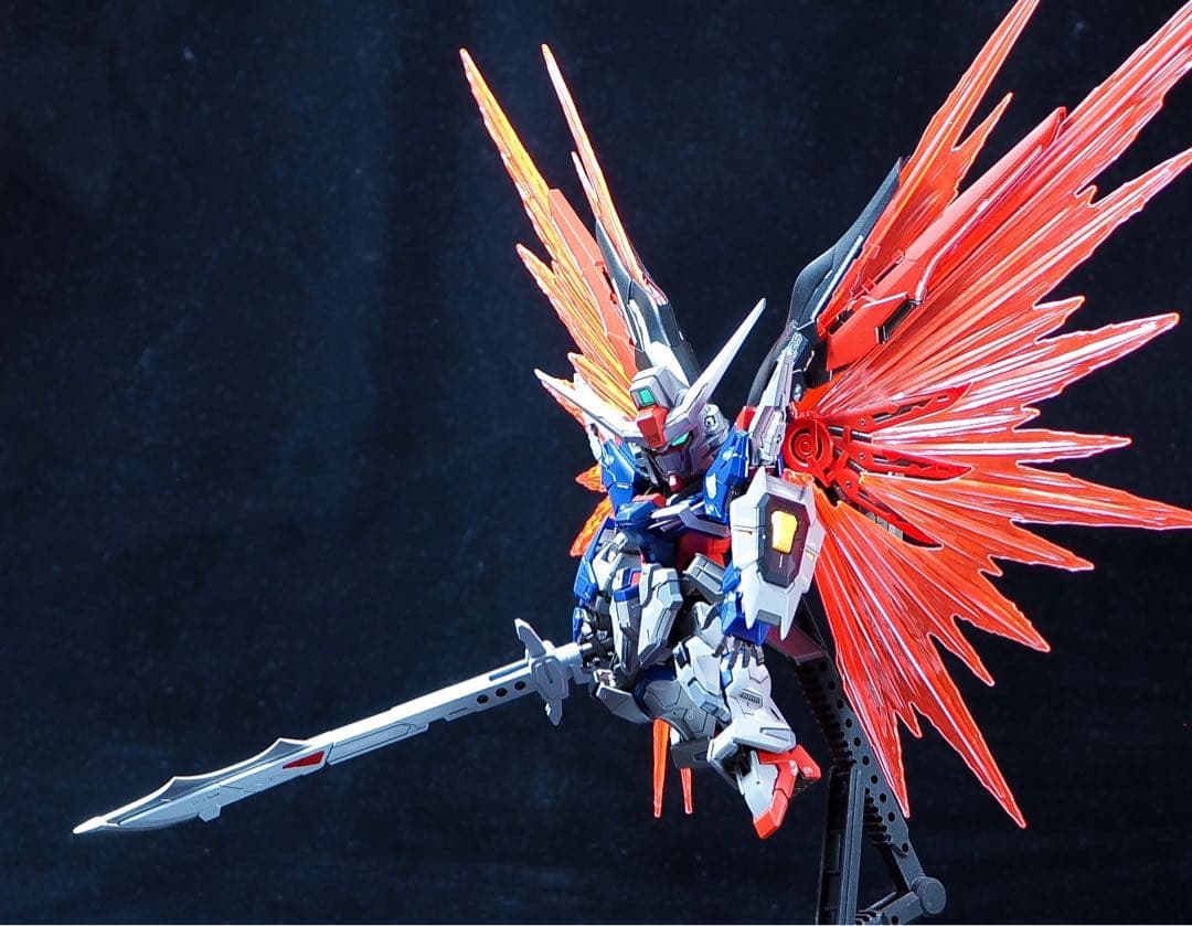 MGSD　デスティニーガンダム SpecⅡ　全塗装　完成品　ラスト