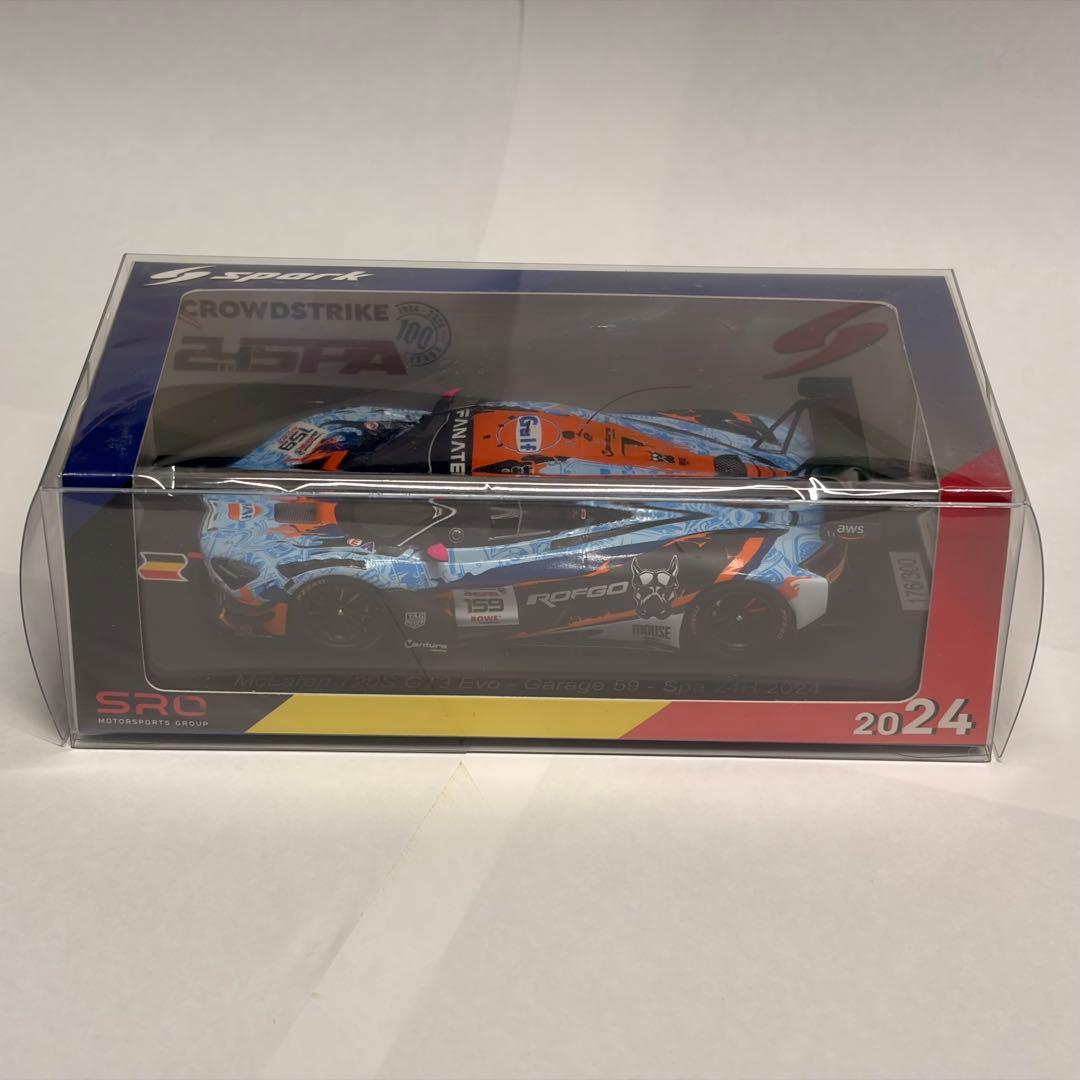 ミニカー spark 1/43 720s gt3 evo garage 59 no,159