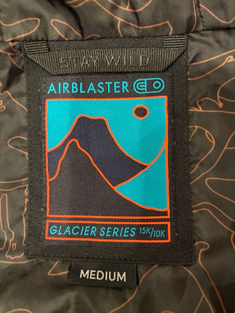 AIR BLASTER 上下セット　Mサイズ　エアブラスター　超美品　ウェア