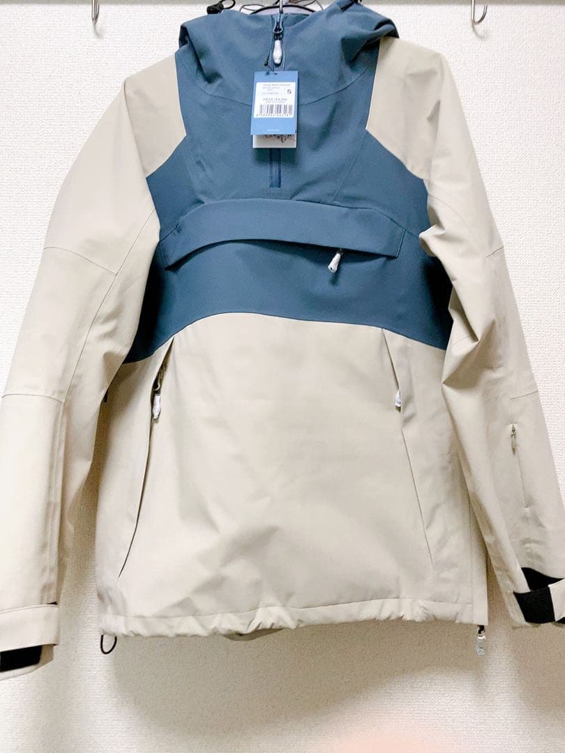 【1回のみ着用】UNfudge SMOKE ANORAK ベージュ Sサイズ