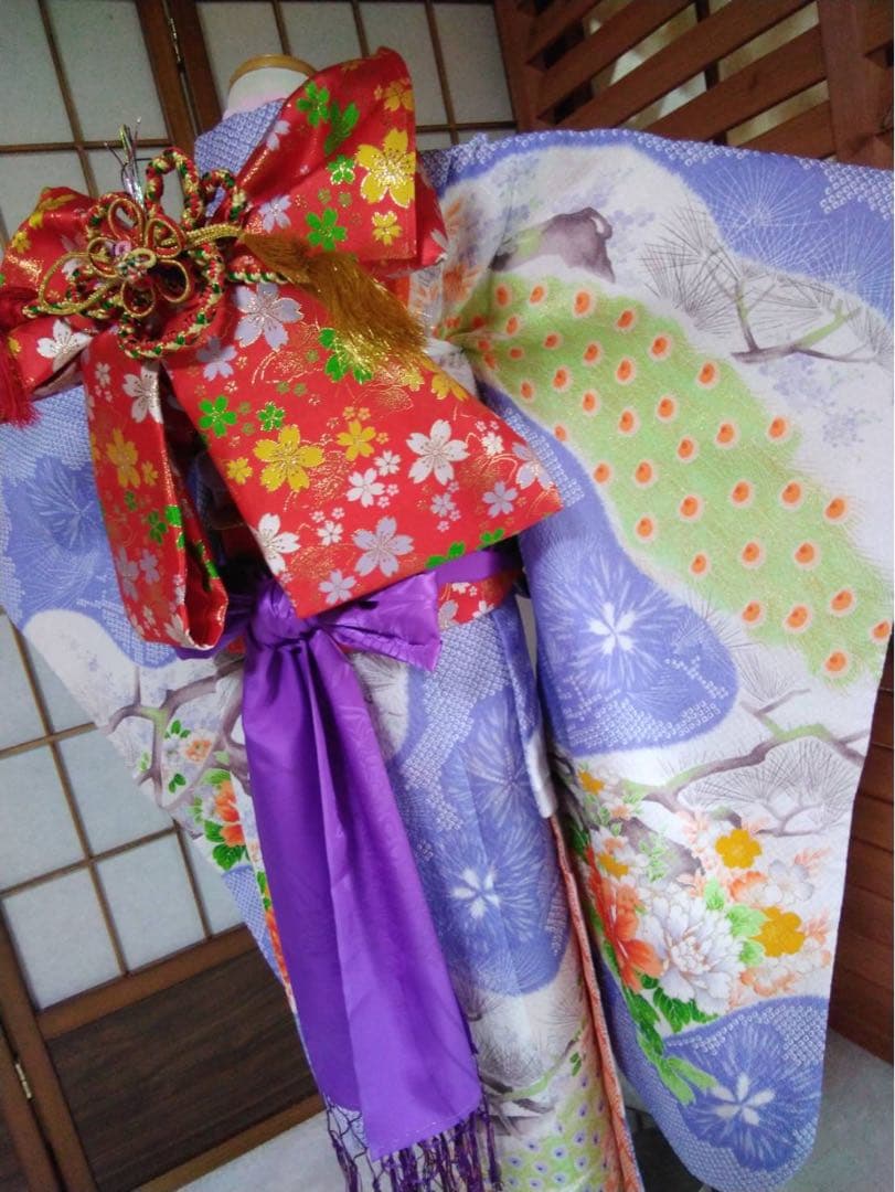 fairytaleです。7歳向け・化繊のお着物セットです