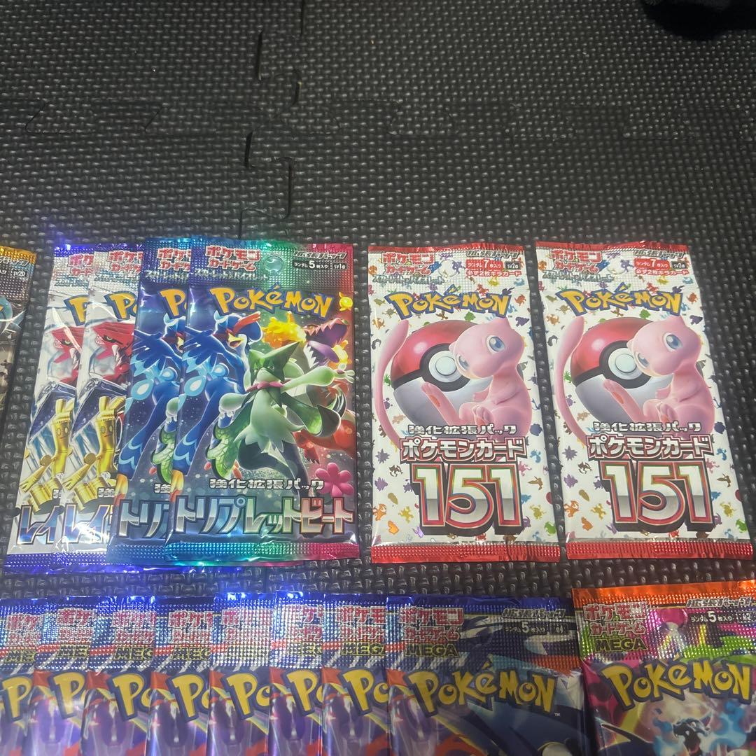 ポケモンカード　バラ　パックまとめ売り　151 クレイバーストなど　新品未開封