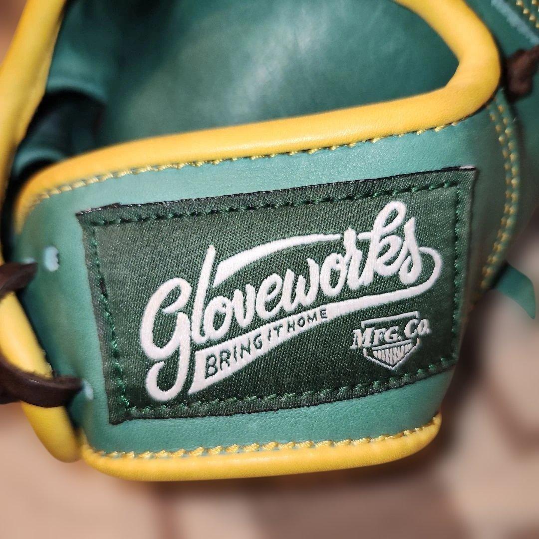 gloveworks ファーストミット　硬式　グリーン