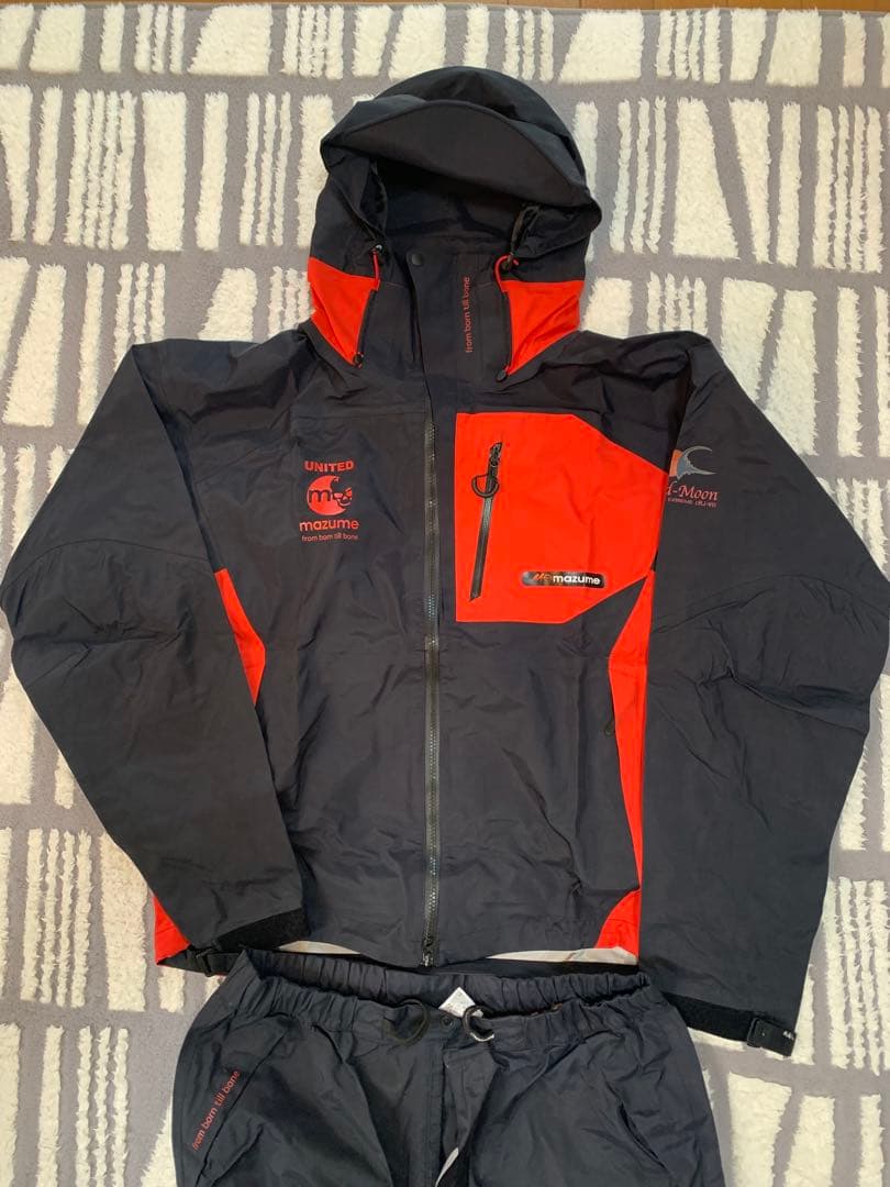 mazumeレッドムーンレインスーツ Ver.2 MZRS-210ブラックLL