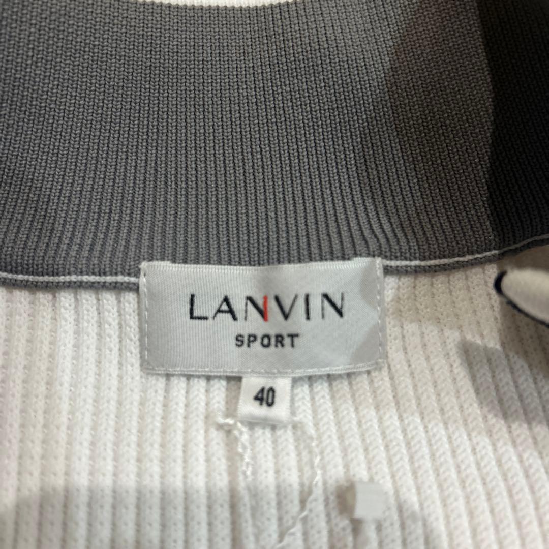 LANVIN SPORT フルオープンニットブルゾン メンズ タウンユース