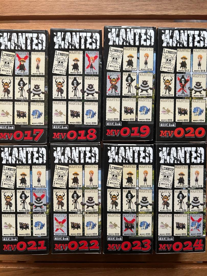 ワンピース　劇場版　ワールドコレクタブルフィギュア　ver.3全 8種