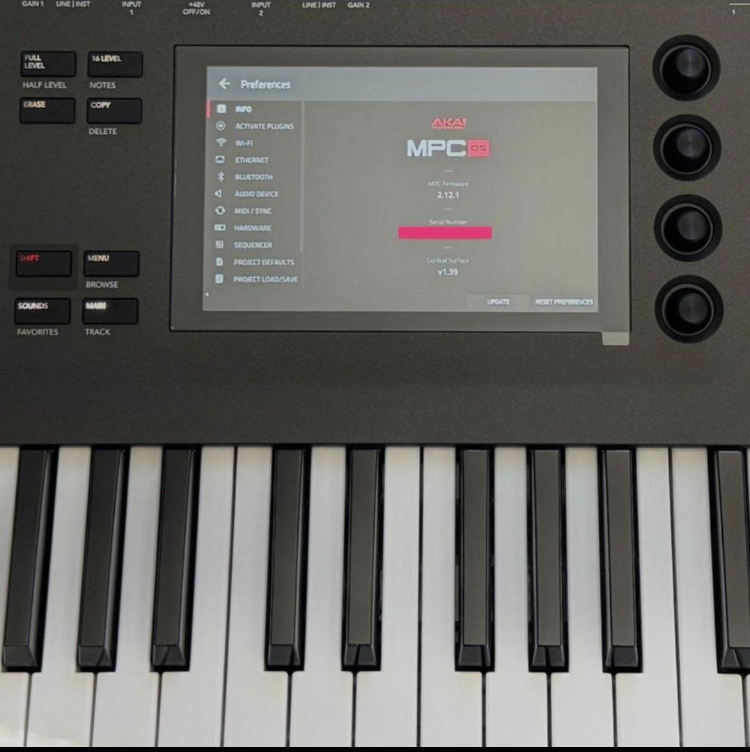 鍵盤楽器 Akai MPC Key 61