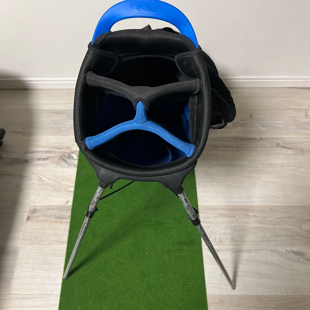 PING スタンドバッグ 青