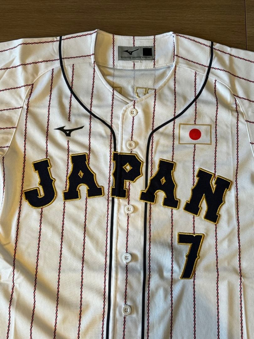 美品 WBC ユニフォーム 中野拓夢 日本代表 阪神タイガース 中野 阪神 M