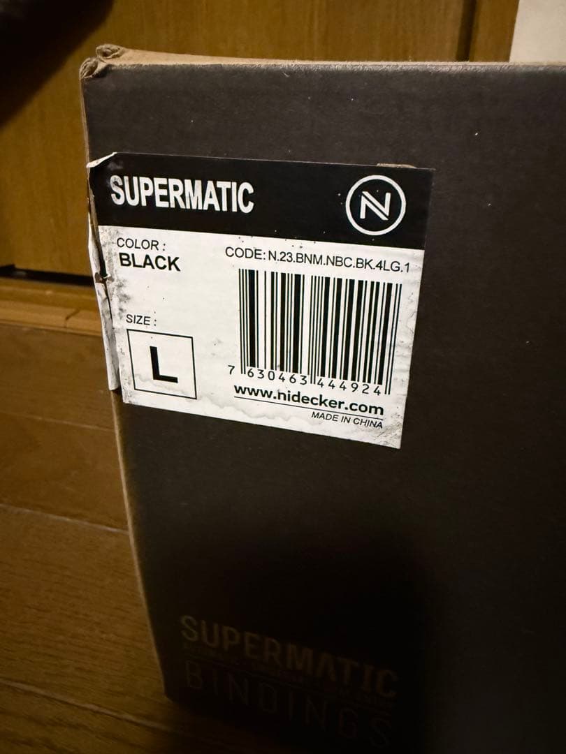 NIDECKER supermatic スーパーマチック　L ブラック