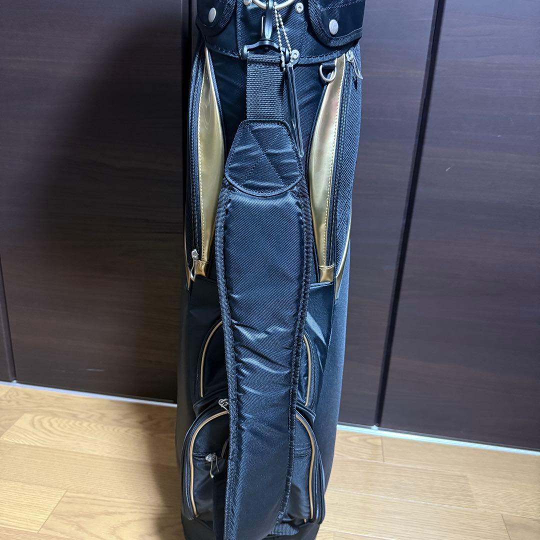 Mizuno RV02 ゴルフバッグ キャディバッグ ブラック/ゴールド