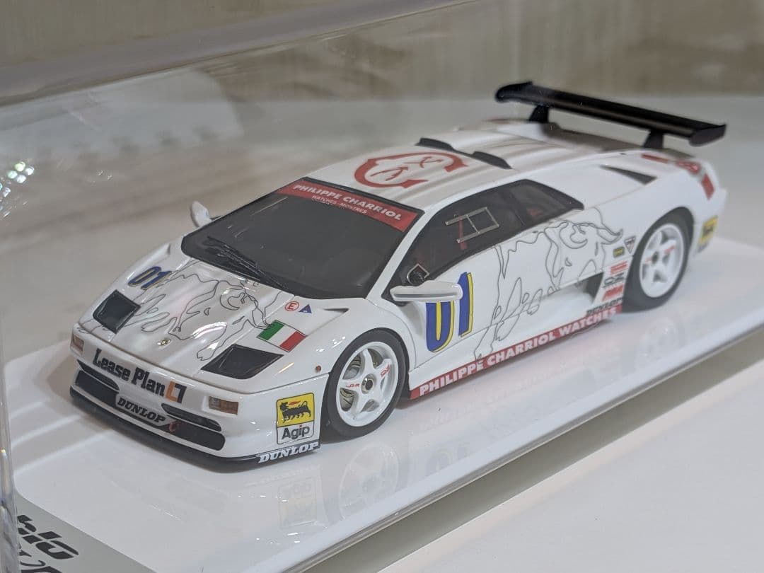 1/43 アイドロン　ディアブロレーシング1996 ランボルギーニロゴ　ホワイト