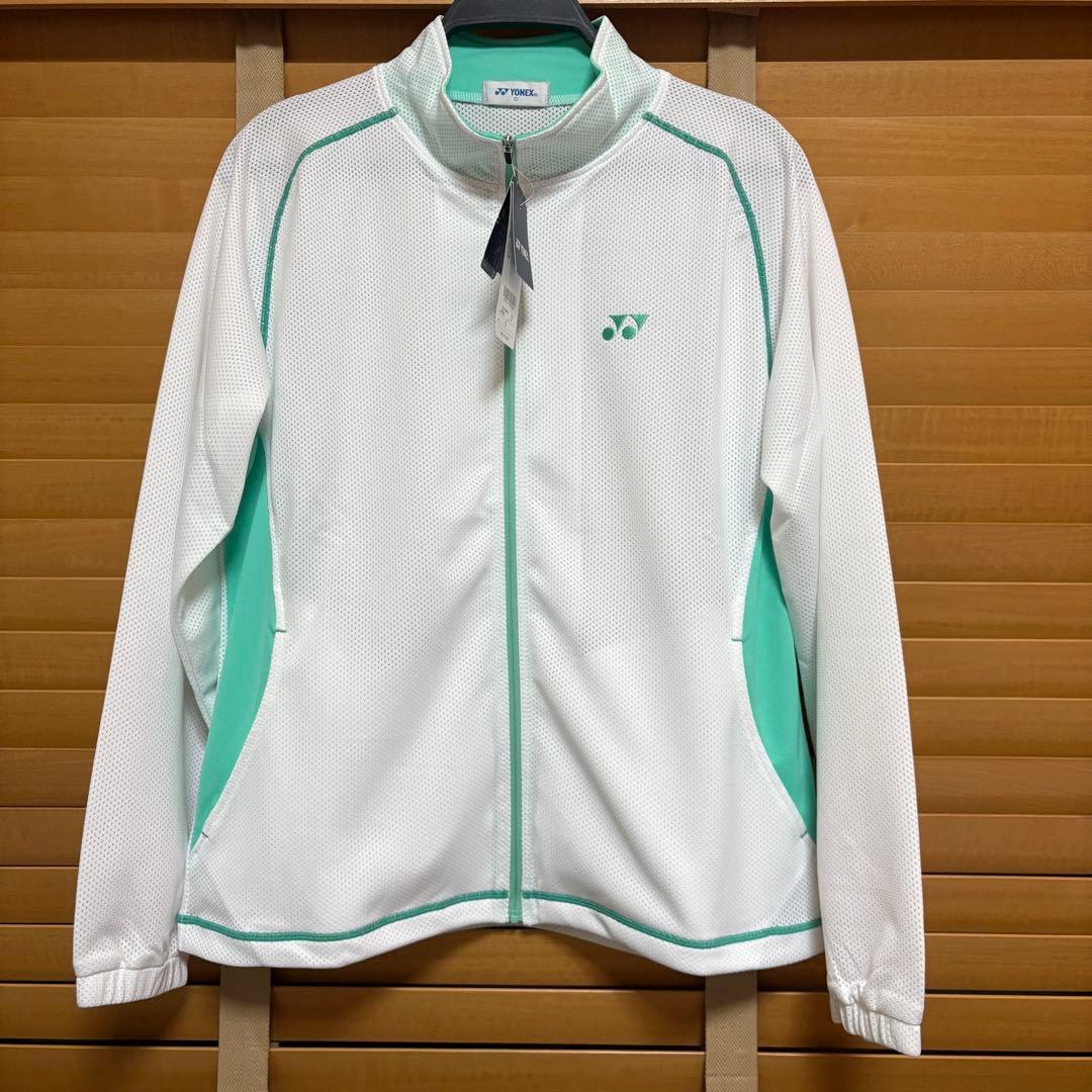 新品YONEX メッシュ ジップアップ ウォームアップウェア