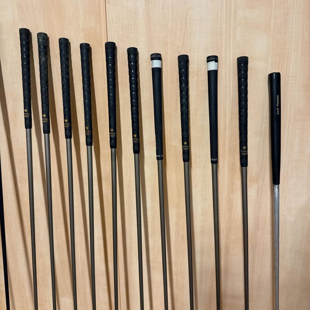 初心者メンズゴルフクラブ14本フルセットkascoキャディバッグ付 直ラウンド可