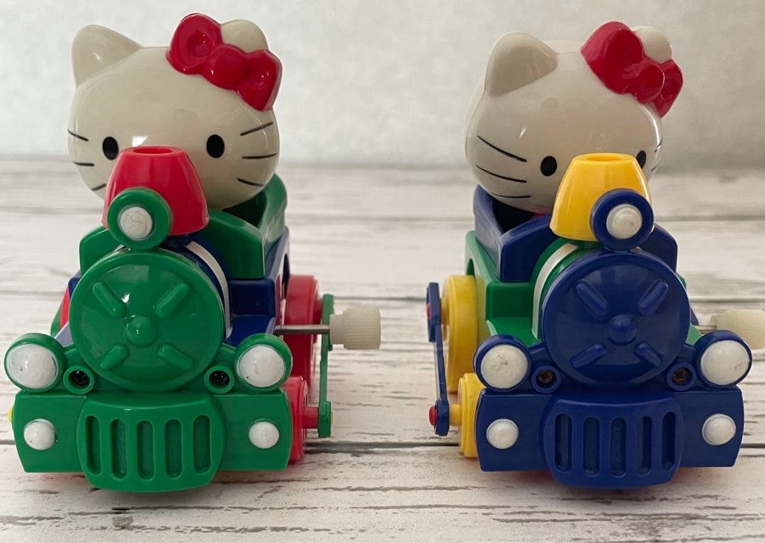 レトロ希少キティゼンマイ仕掛けSL2台セット