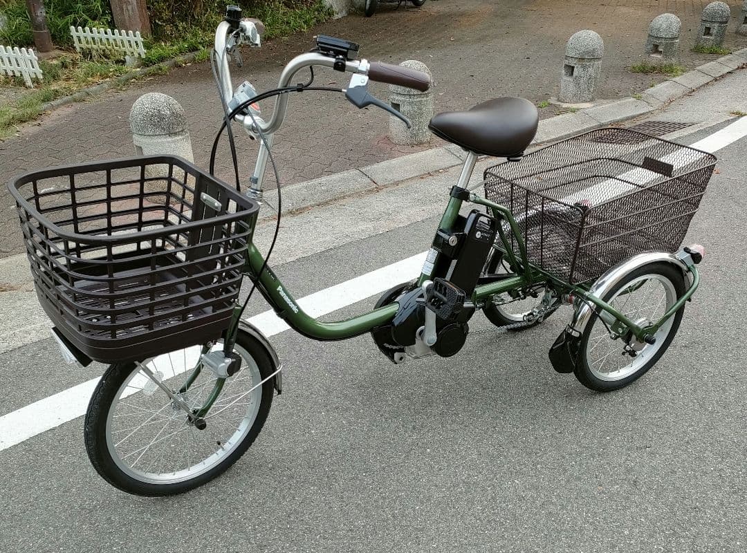 電動三輪車 パナソニック ビビライフ 電動アシスト 電動自転車 BE-FU832