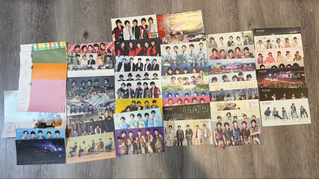 嵐 コンサート ワクワク学校 グッズセット Tシャツ うちわ 写真集 櫻井翔多め