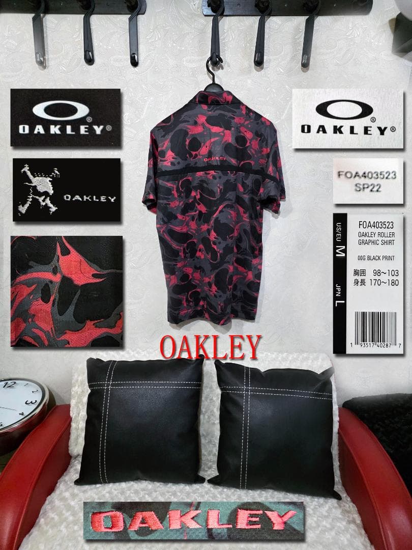 OAKLEY FOA403523 ポロシャツ M