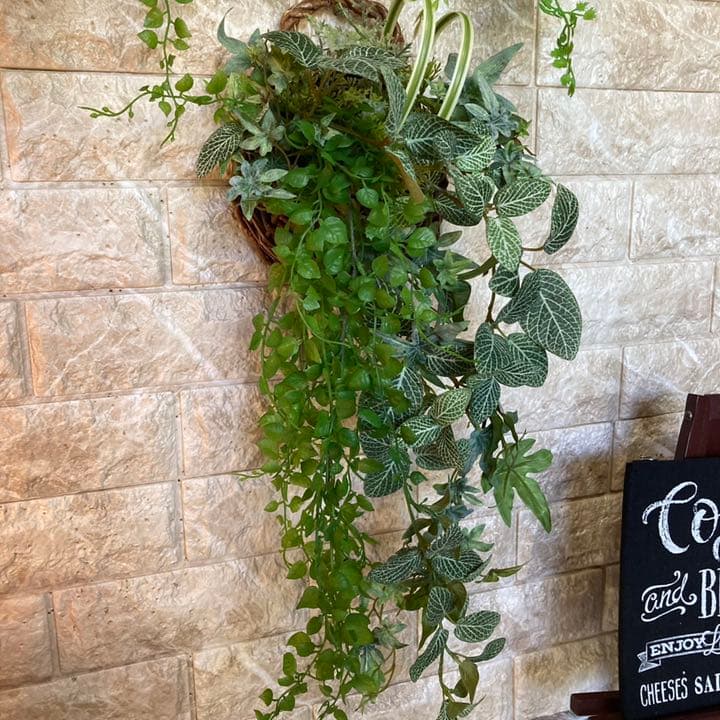 光触媒　人工観葉植物　ウォールグリーン　造花　インテリア　　ゆー