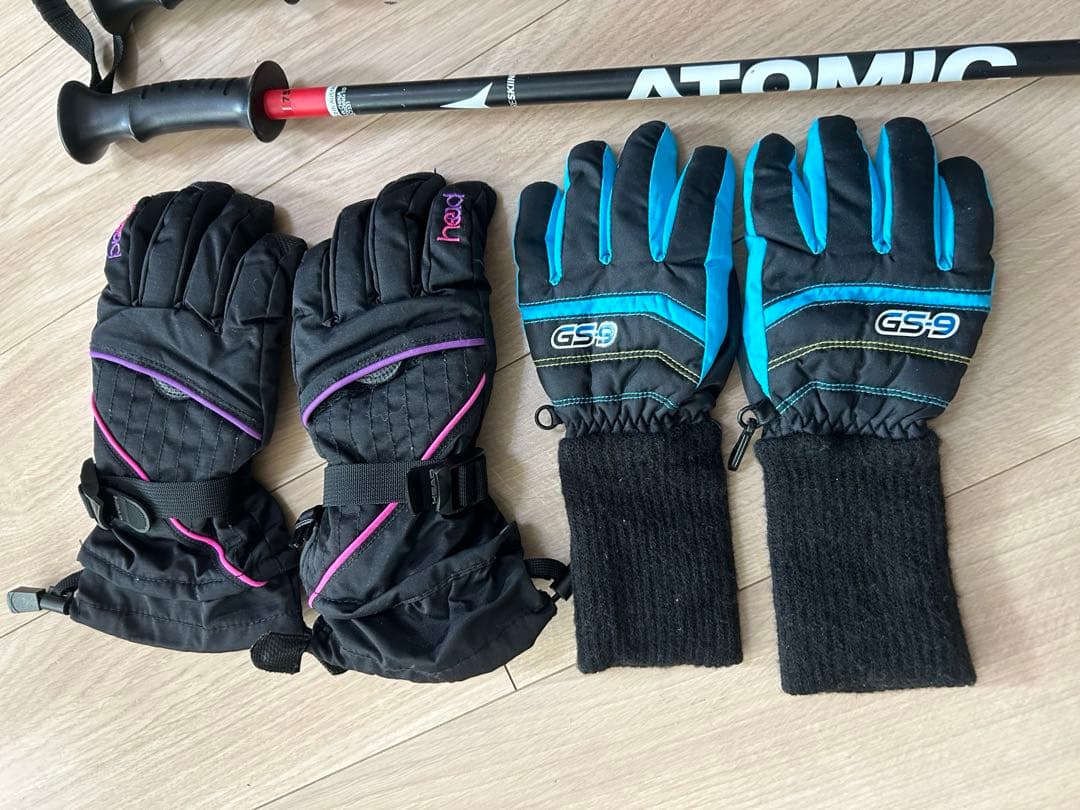 Salomon Drive 2 スキー赤黒　セット