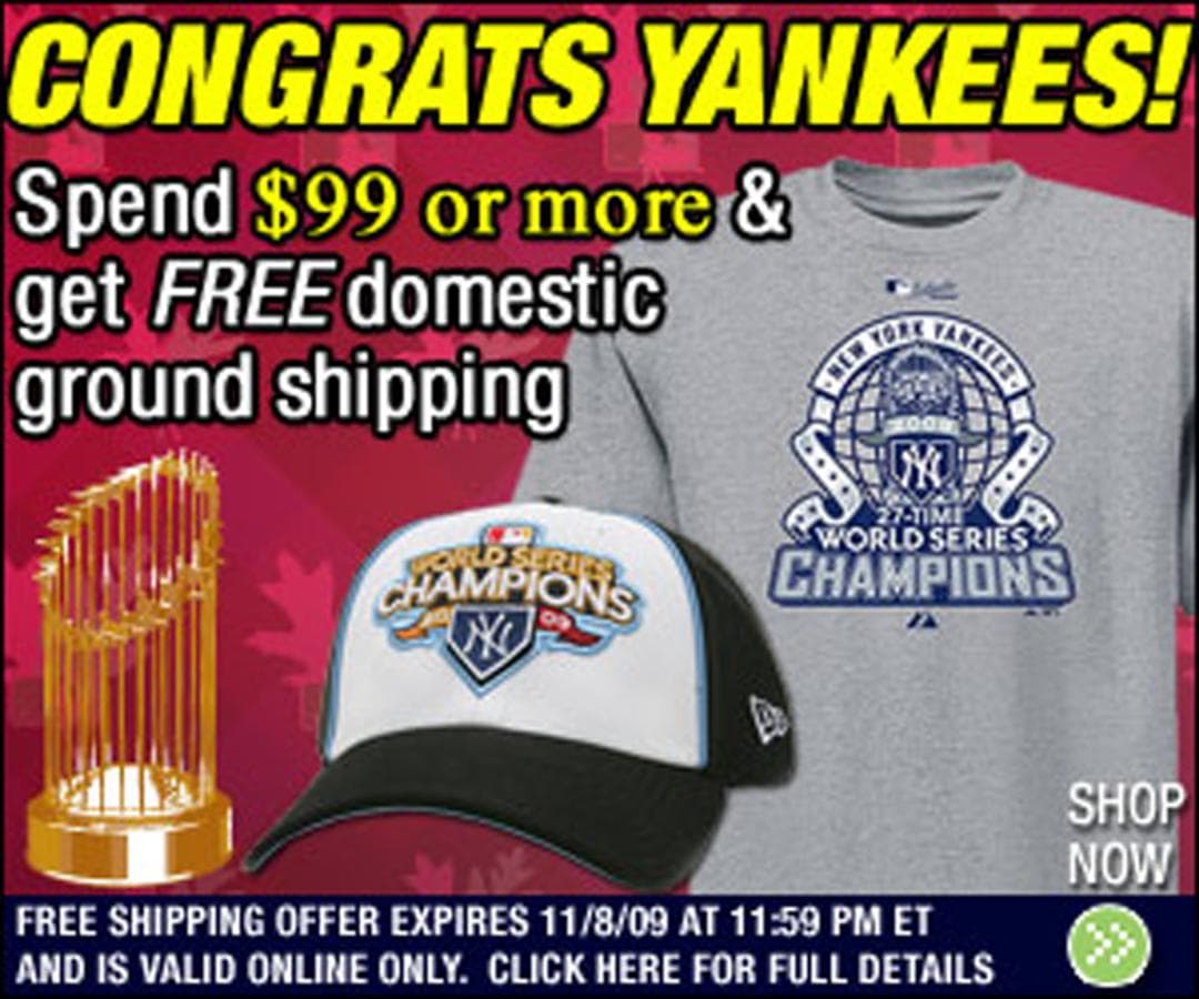 #55ゴジラ松井直筆サイン・2009MLBワールドシリーズ、記念Tシャツ＆CAP