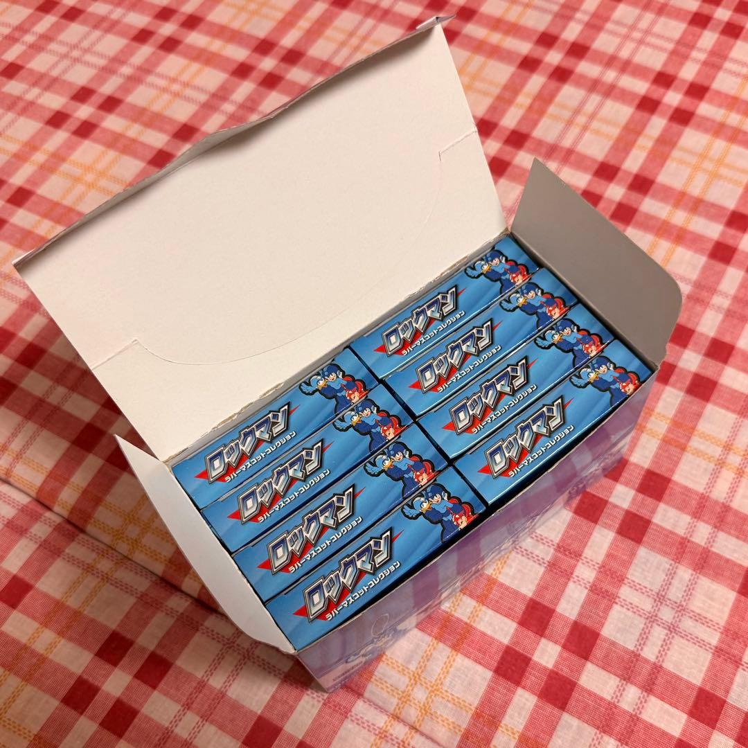 B1 完品未使用 ロックマン ラバーマスコットコレクション 8個入りＢＯＸ