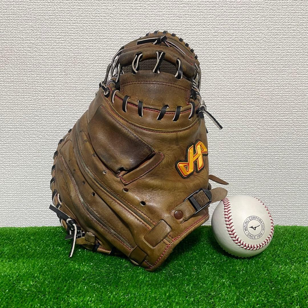 ハタケヤマ　硬式　キャッチャーミット　高校野球対応カラー