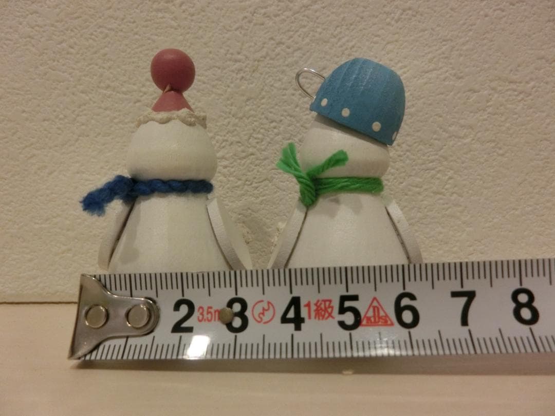 美品　ドイツ製　Bettina Franke　小さな雪だるま２個セット