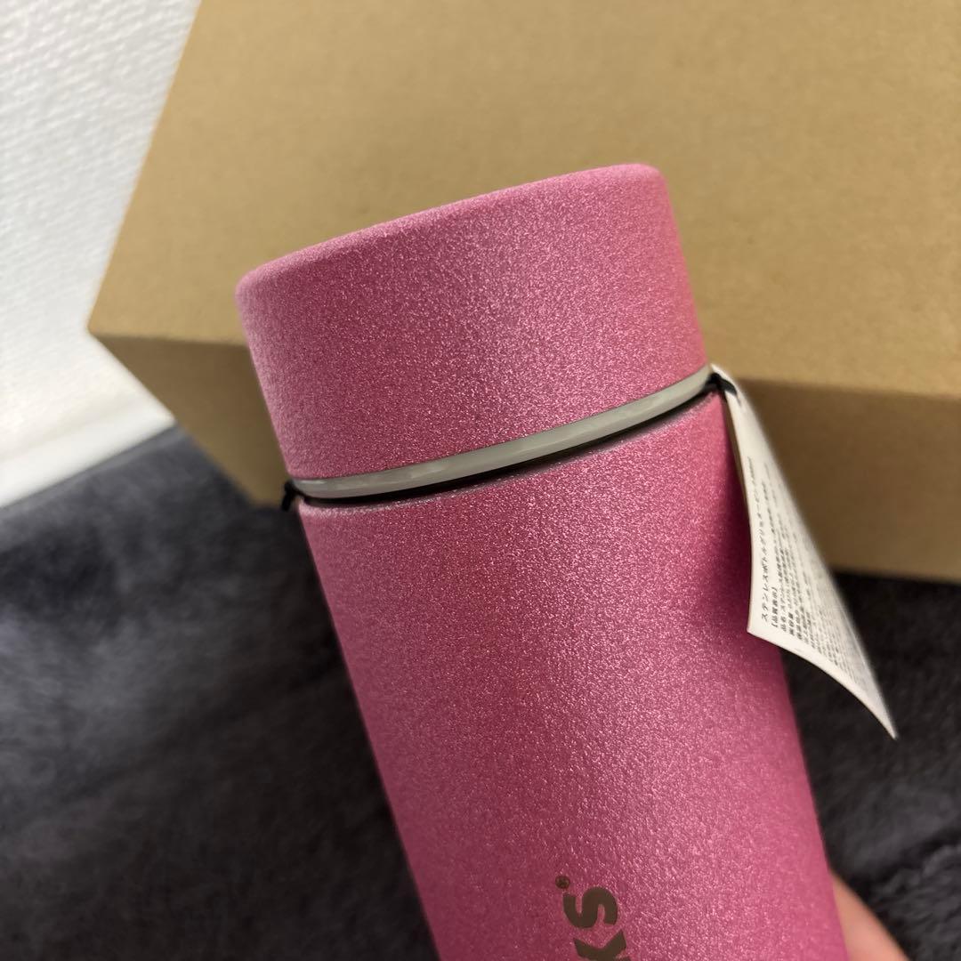【新品未使用】STARBUCKS ステンレスボトルグリッターピンク2023