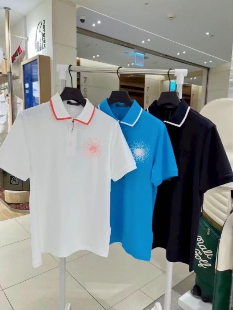 【新品・夏物最終値下】G/FORE メンズ速乾性ポロシャツ　爽やかなブルー