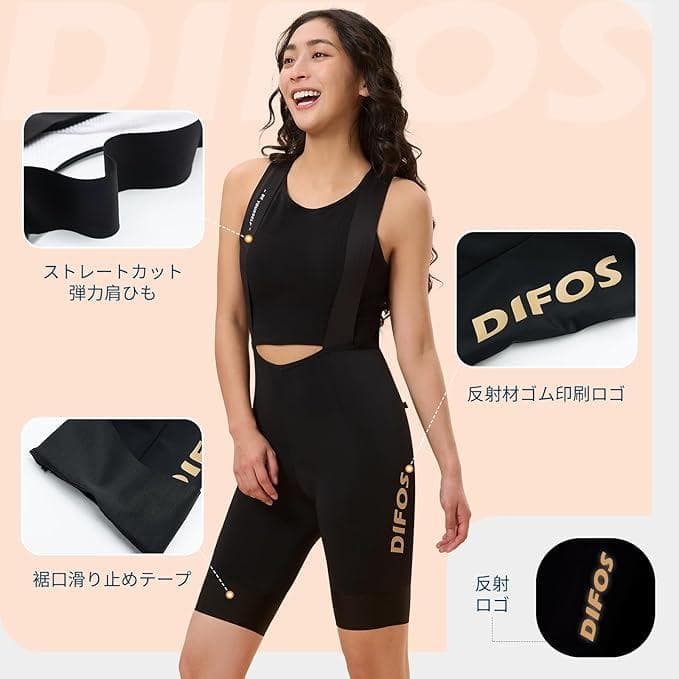 【新品】レデイース サイクルパンツ Mサイズ ビブショーツ ビブパンツ 春夏用