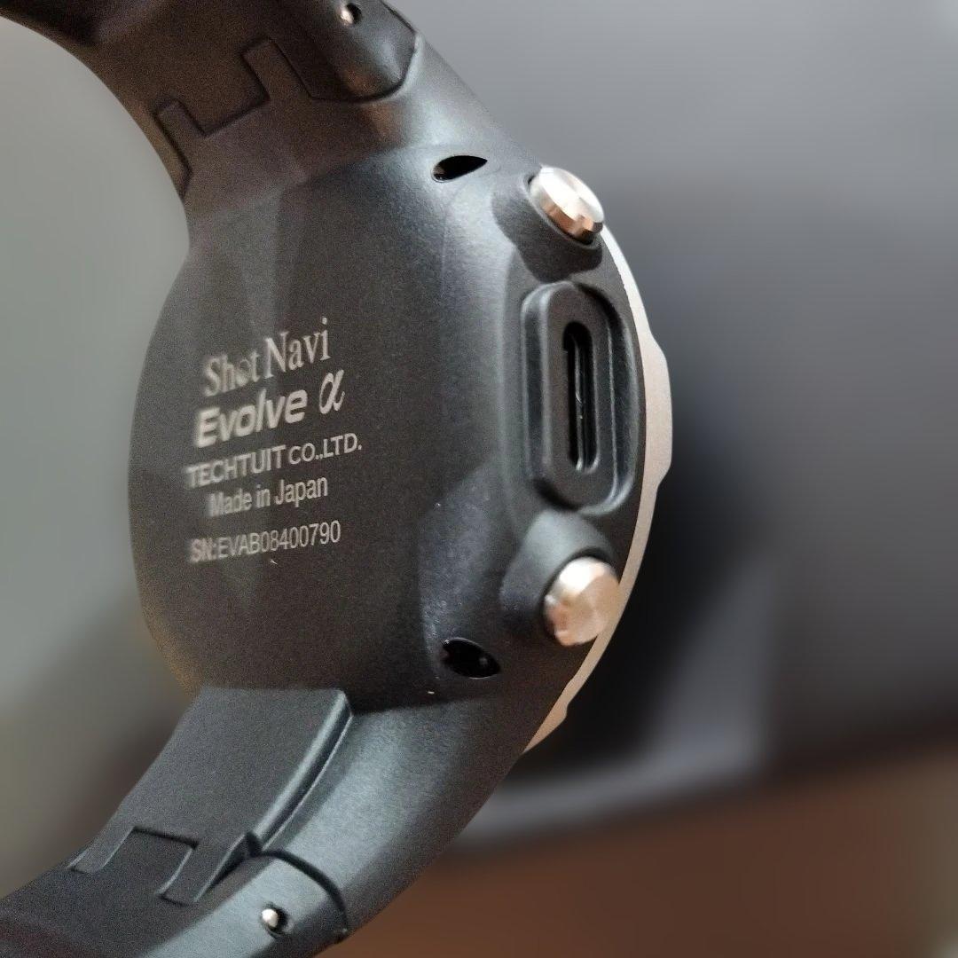 Shot Navi Evolve α黒1.4インチカラー液晶最新GPSチップ
