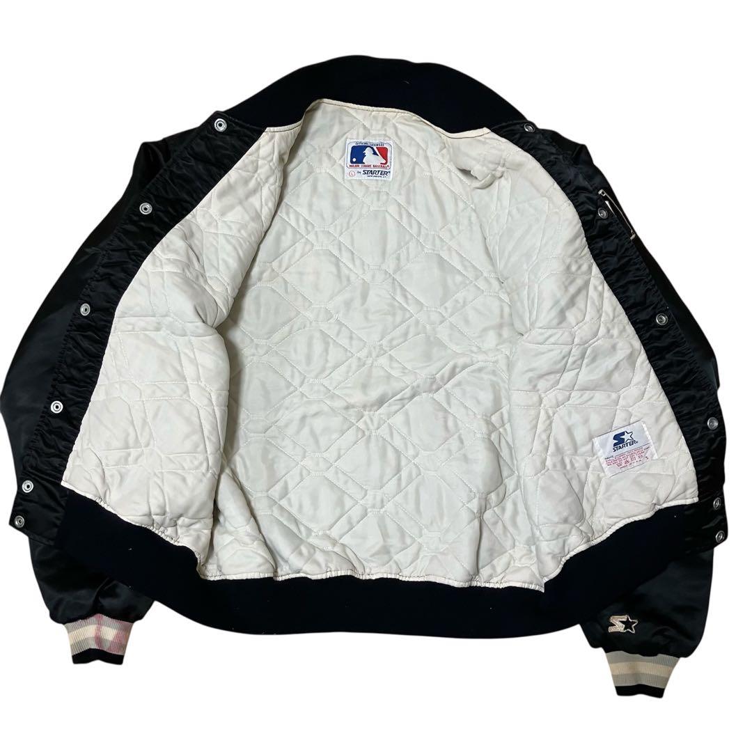 80s STARTER USA製MLB ホワイトソックス スタジャン ジャケット