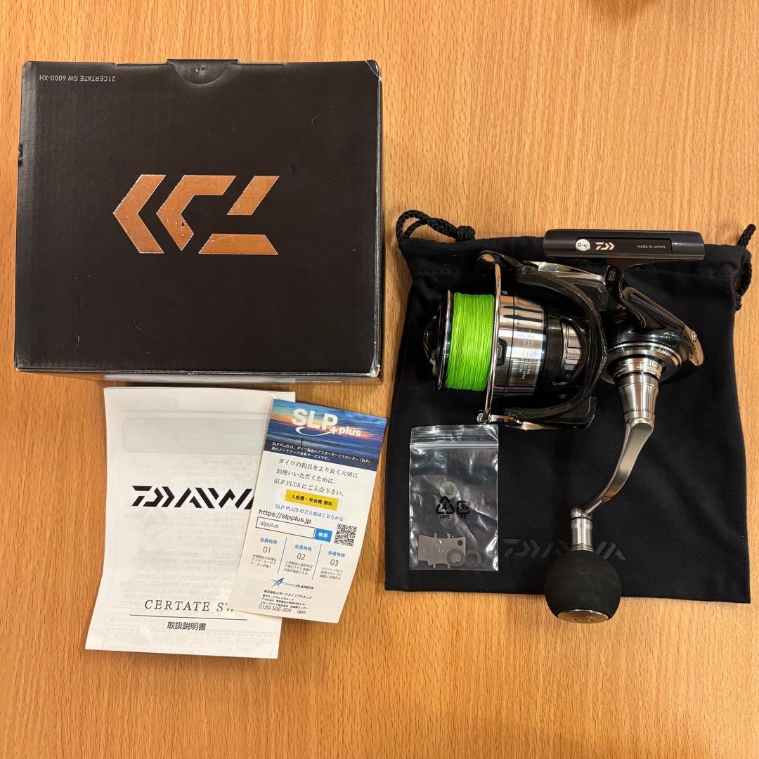 美品 21セルテート SW6000-XH PE3号300m付 ダイワ