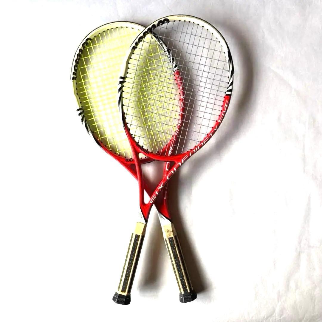 【332g】Wilson Six.One 95 BLX G3 2本セットケース付