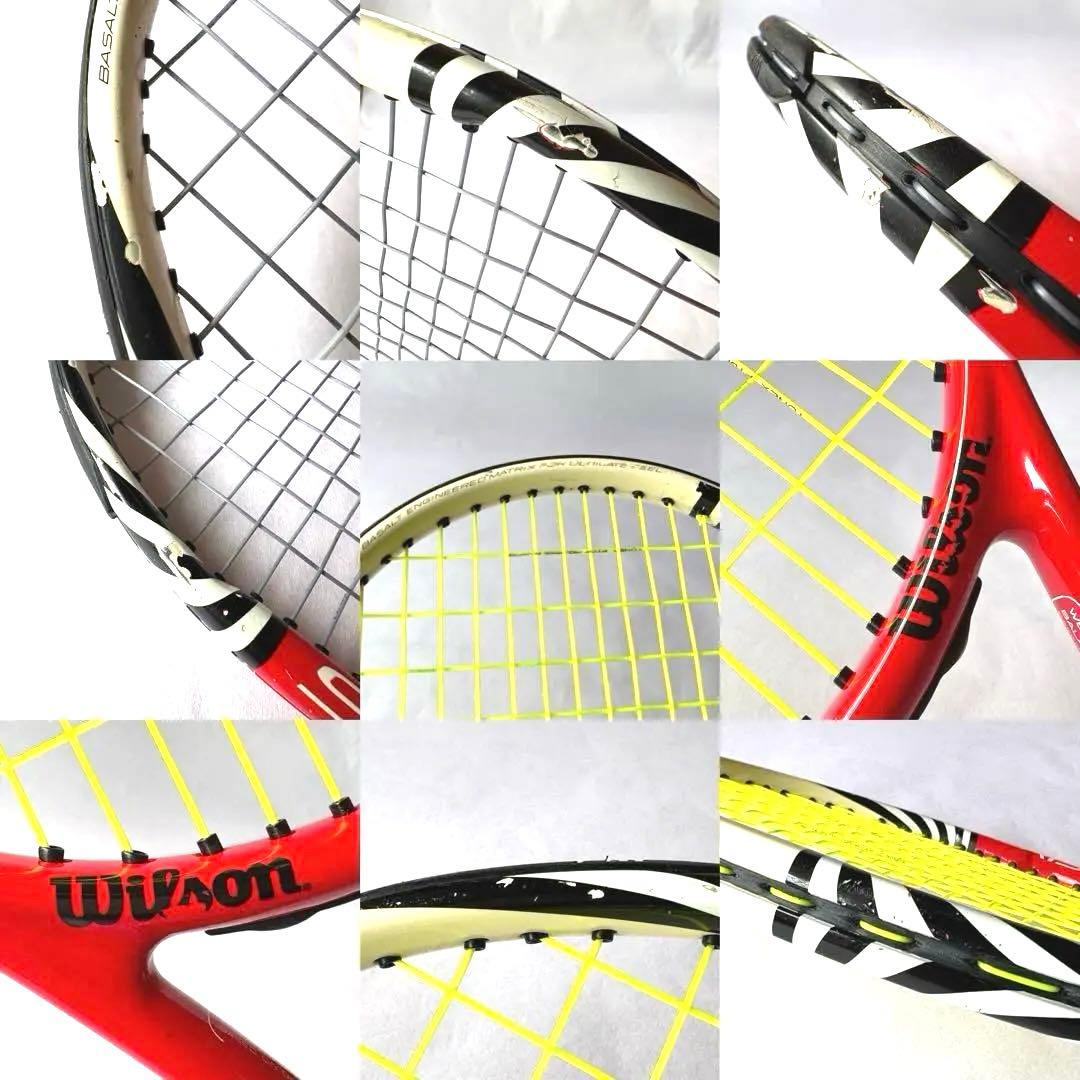 【332g】Wilson Six.One 95 BLX G3 2本セットケース付