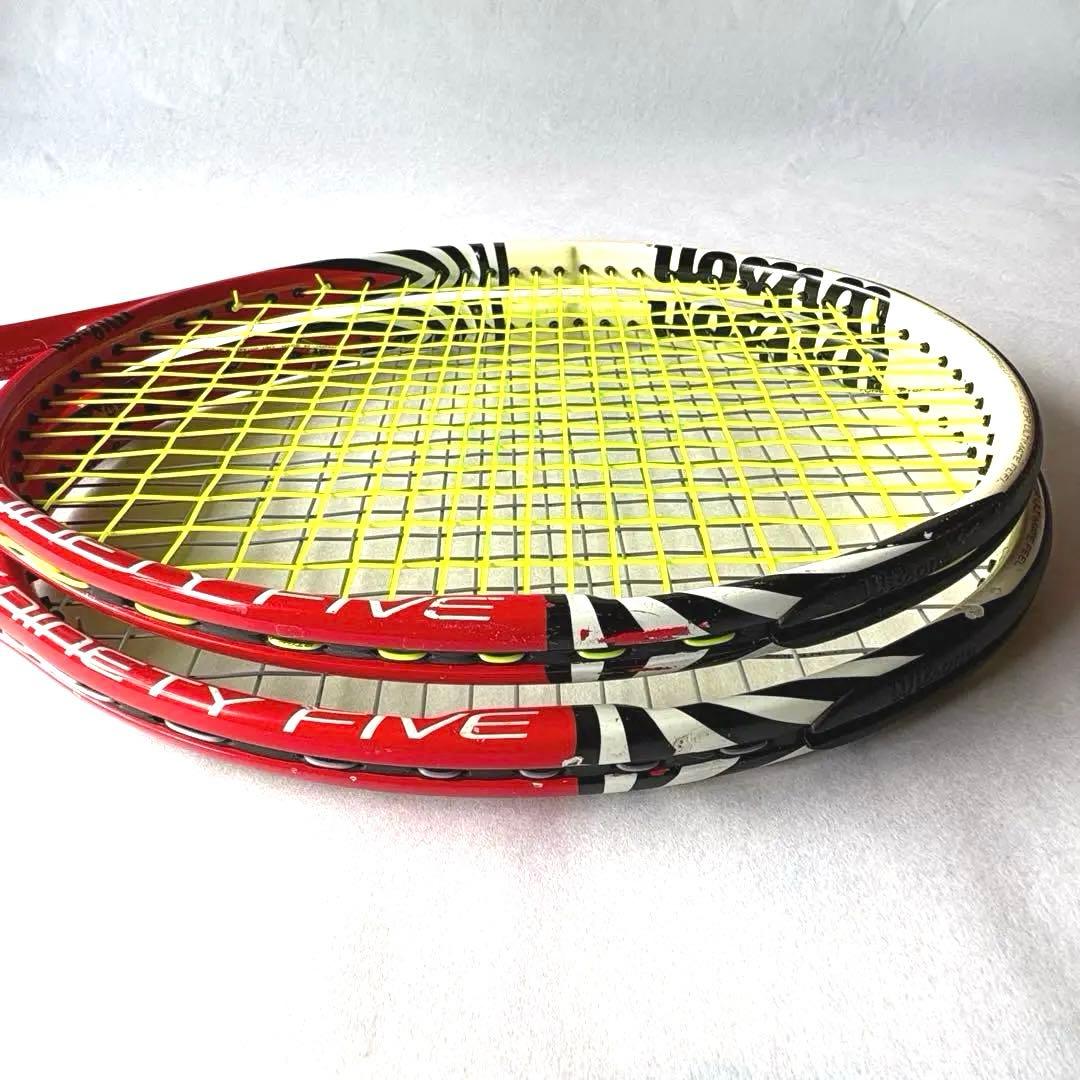 【332g】Wilson Six.One 95 BLX G3 2本セットケース付