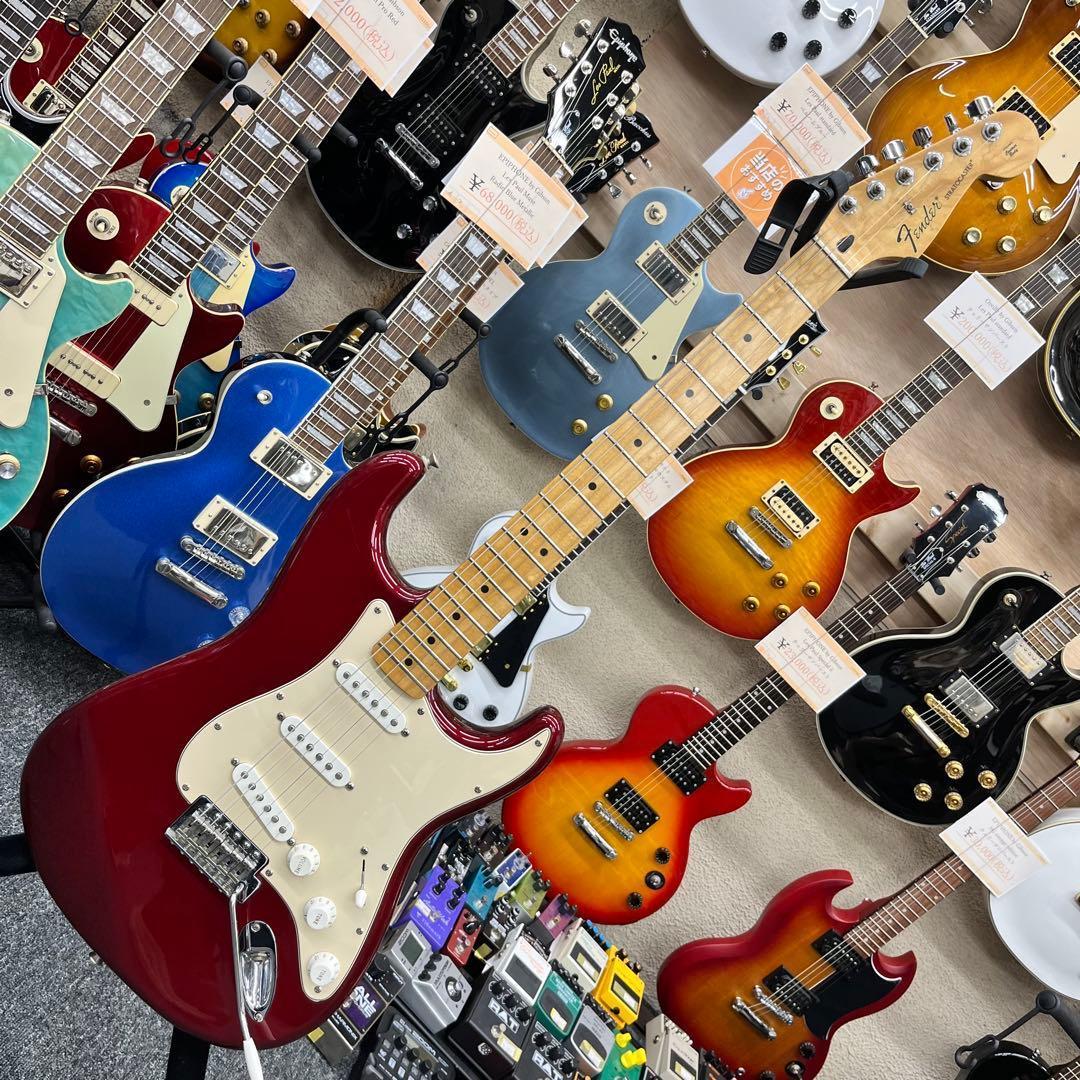 【11043】Fender Mexico Stratocaster red