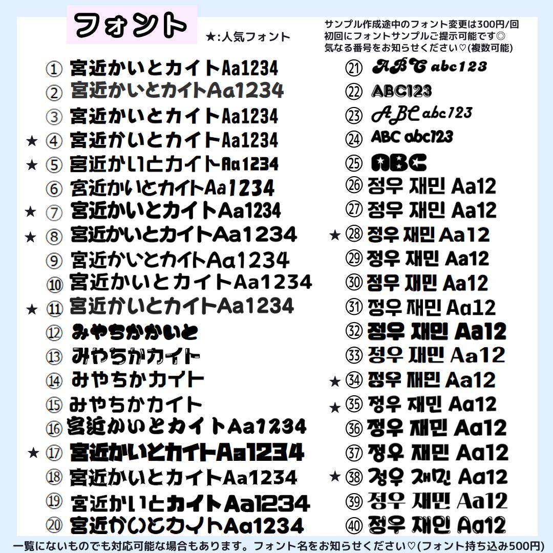 【5/1 おみる】⭐︎様 うちわ文字オーダー うちわ屋さん 文字パネル