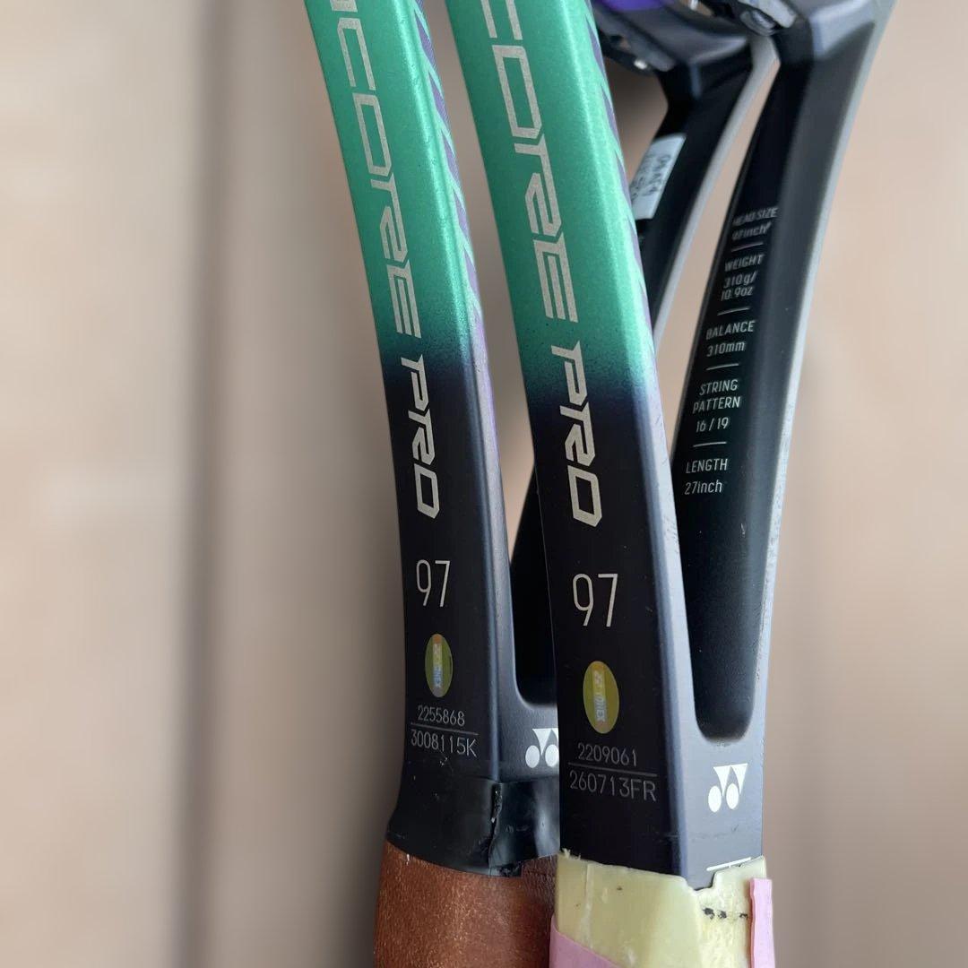 YONEX ISOMETRIC テニスラケット 2本セット