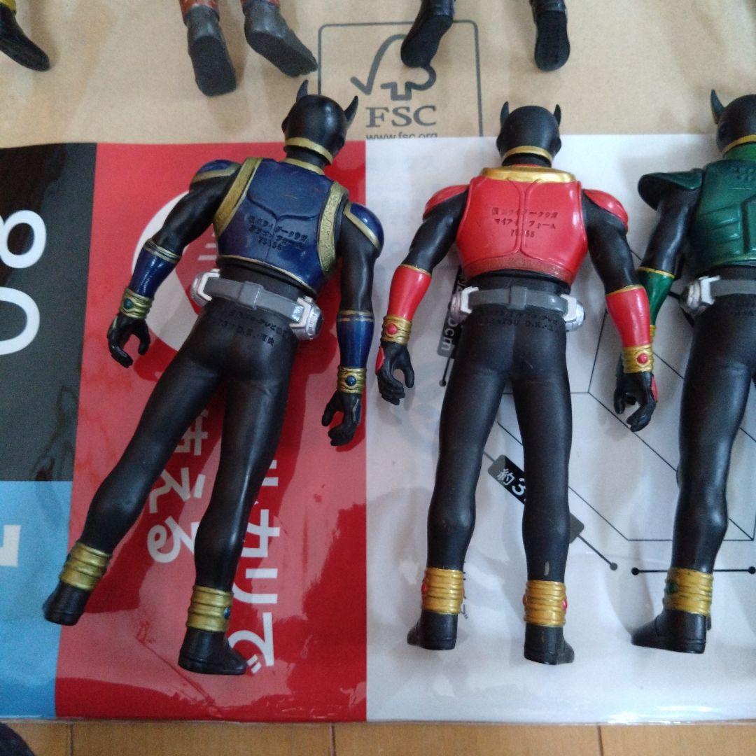 【価格交渉可】仮面ライダー フィギュア 龍騎、アギト、クウガ　ソフビ