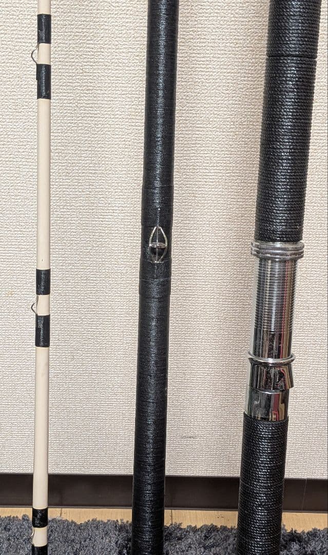 ほぼ新品　モロコデラックス　3本継ぎ　クエ専用竿4.8m