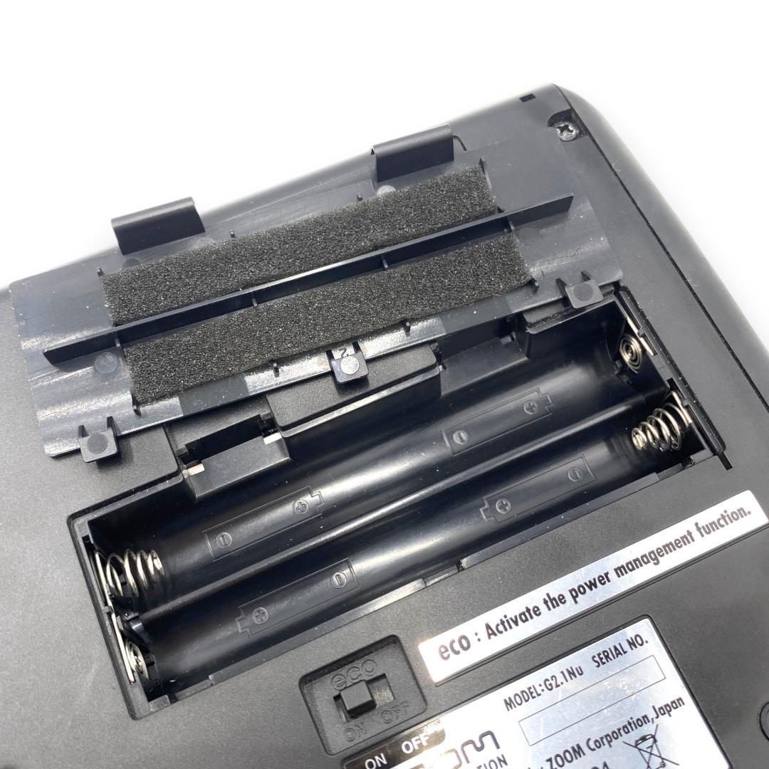 【動作確認済】ZOOM マルチエフェクター G2.1 Nu 純正アダプター付