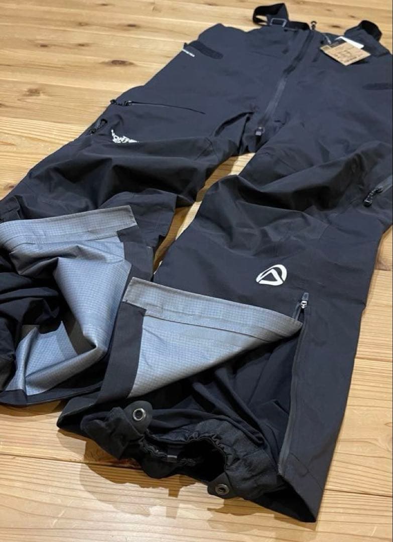 新品 M ノースフェイス ゴアテックス ハイブリッドシアアイスビブ 男女兼用