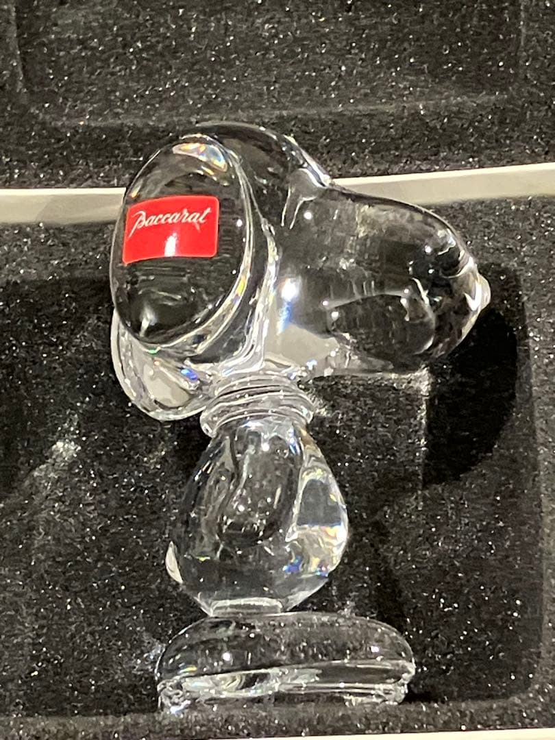 Baccarat クリスタル　スヌーピー