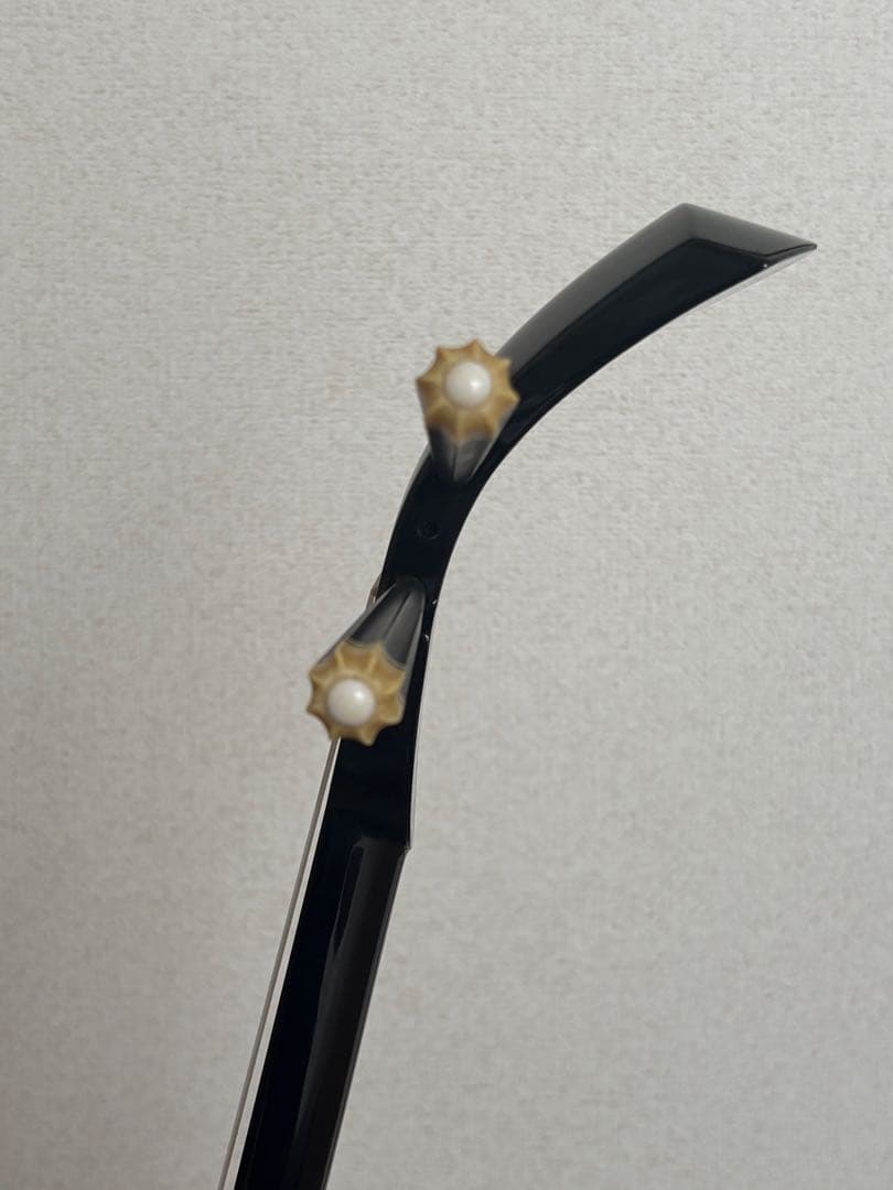 三線　真壁型　黒檀　外間善盛作